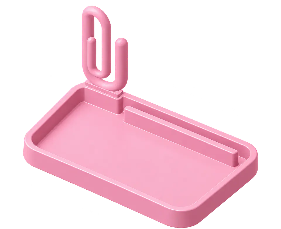 Bandeja organizadora CLIC con clip desmontable 6