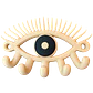 EBRA BODY — Iris | Perchero de pared con diseño de ojo - Miniatura 1
