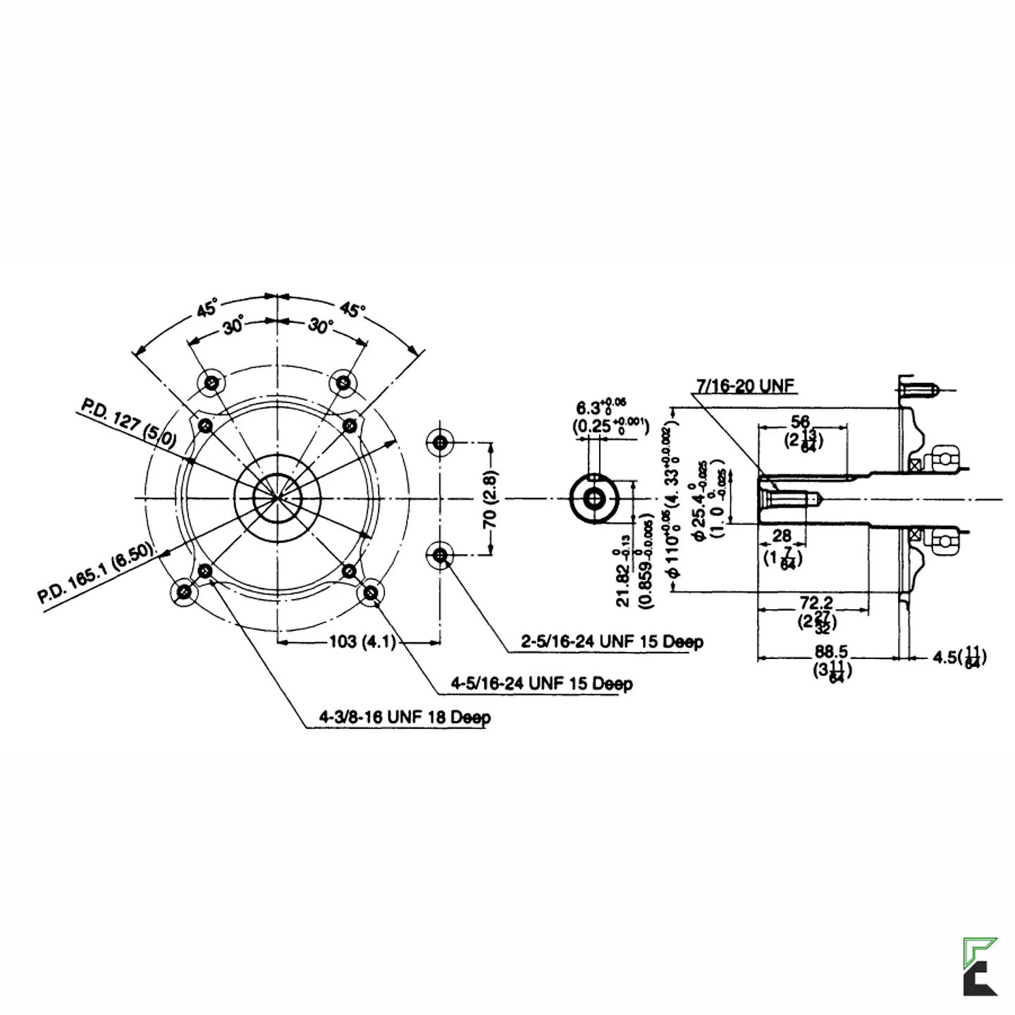 Motor Gasolina Honda GX390 (13 HP) Cuñero 1