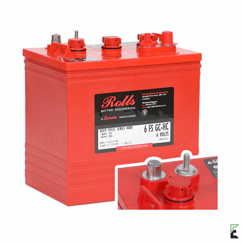 Batería 6V Rolls / 6 FS GC-HC