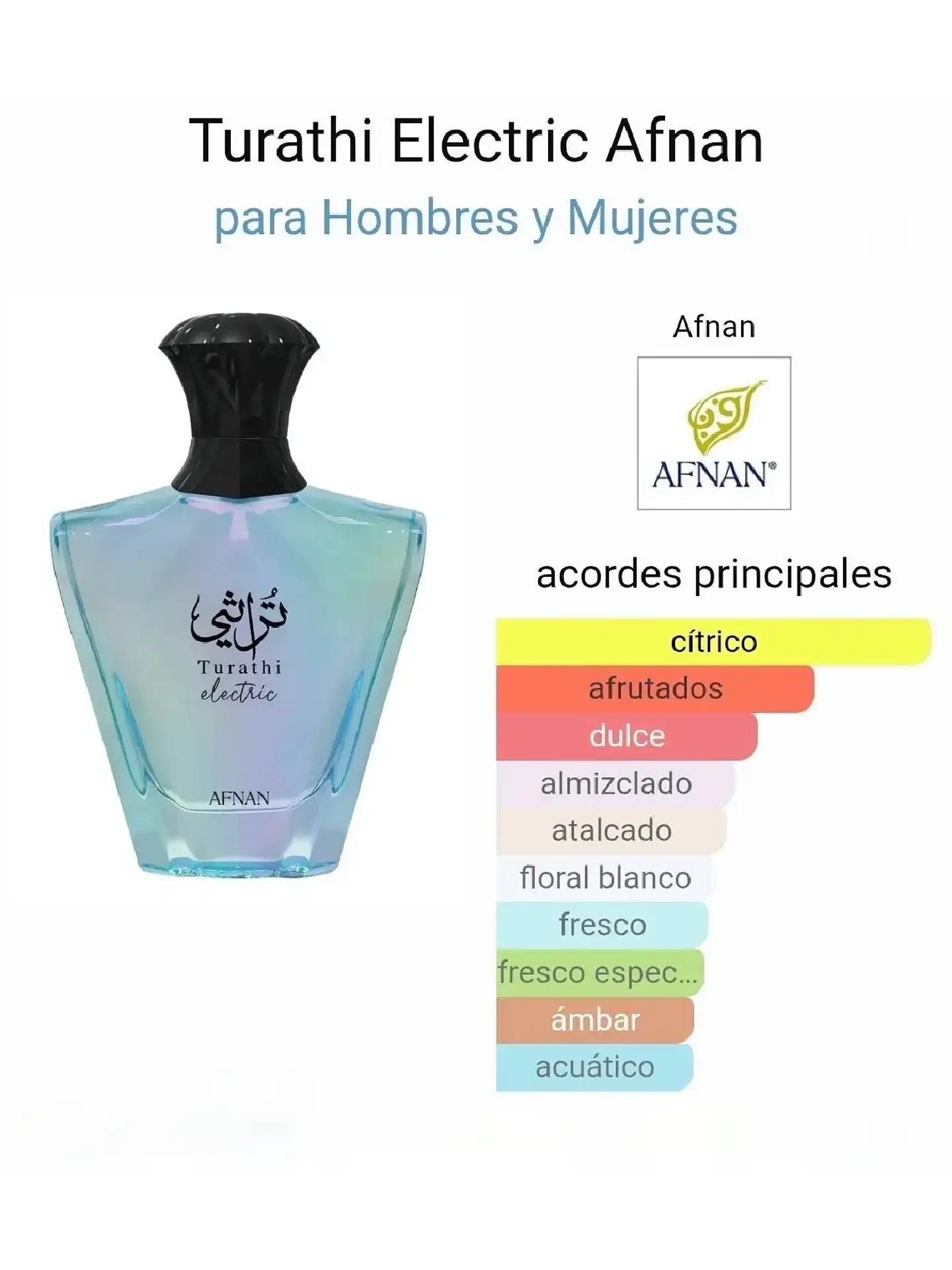 Afnan Turathi Electric Afnan 90 Ml EDP Unisex RF:11597 3