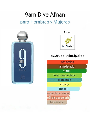 Afnan Set 9 Am Dive Afnan 3 Pcs EDP Hombre RF: 11195
