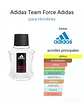 Adidas Team Force 100 ML Hombre EDT RF:6901 - Miniatura 3