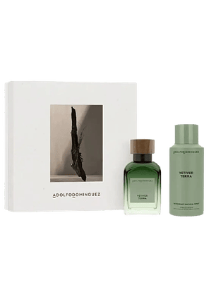 Adolfo Domínguez Set Vetiver Terra De Adolfo Dominguez 2 Pcs Hombre EDP RF: 10216