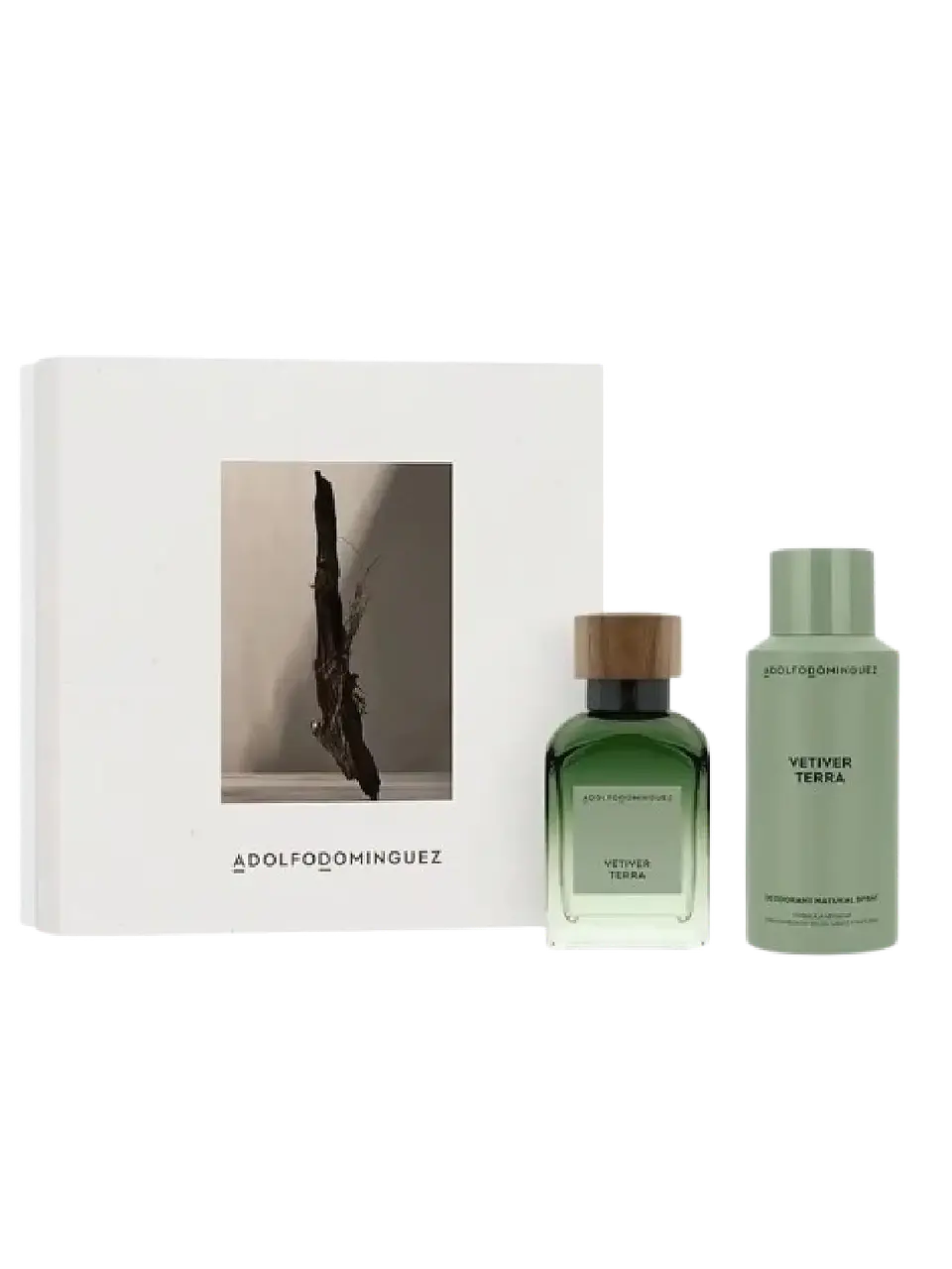Adolfo Domínguez Set Vetiver Terra De Adolfo Dominguez 2 Pcs Hombre EDP RF: 10216 1