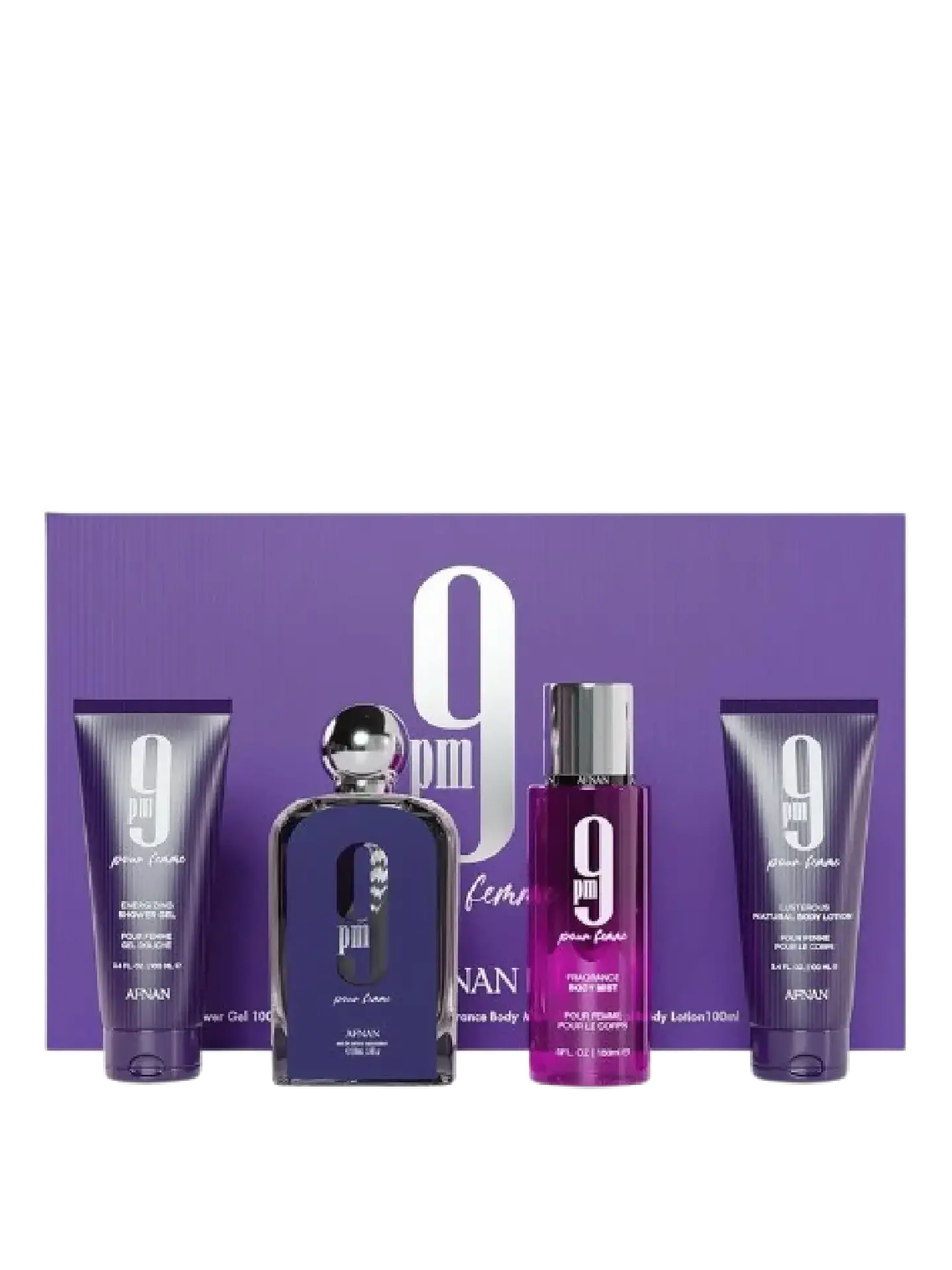 Afnan Set 9 PM Afnan Para Dama 4 Pcs EDP RF: 11734 1