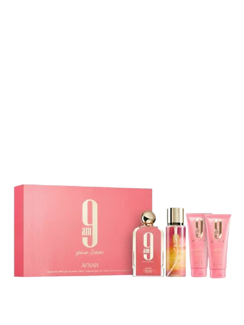 Afnan Set 9 AM Afnan Para Dama 4 Pcs EDP RF: 11733