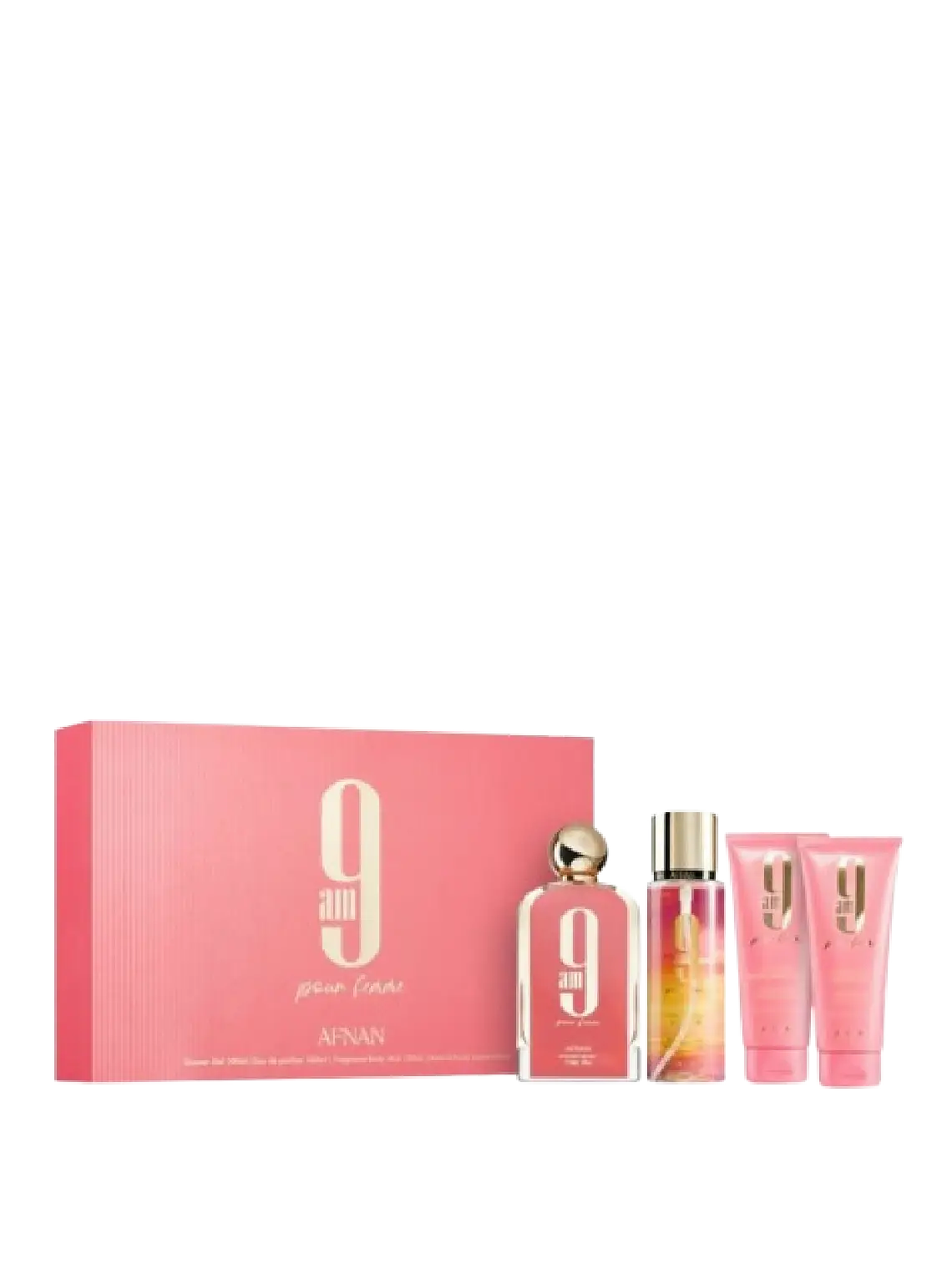 Afnan Set 9 AM Afnan Para Dama 4 Pcs EDP RF: 11733 1