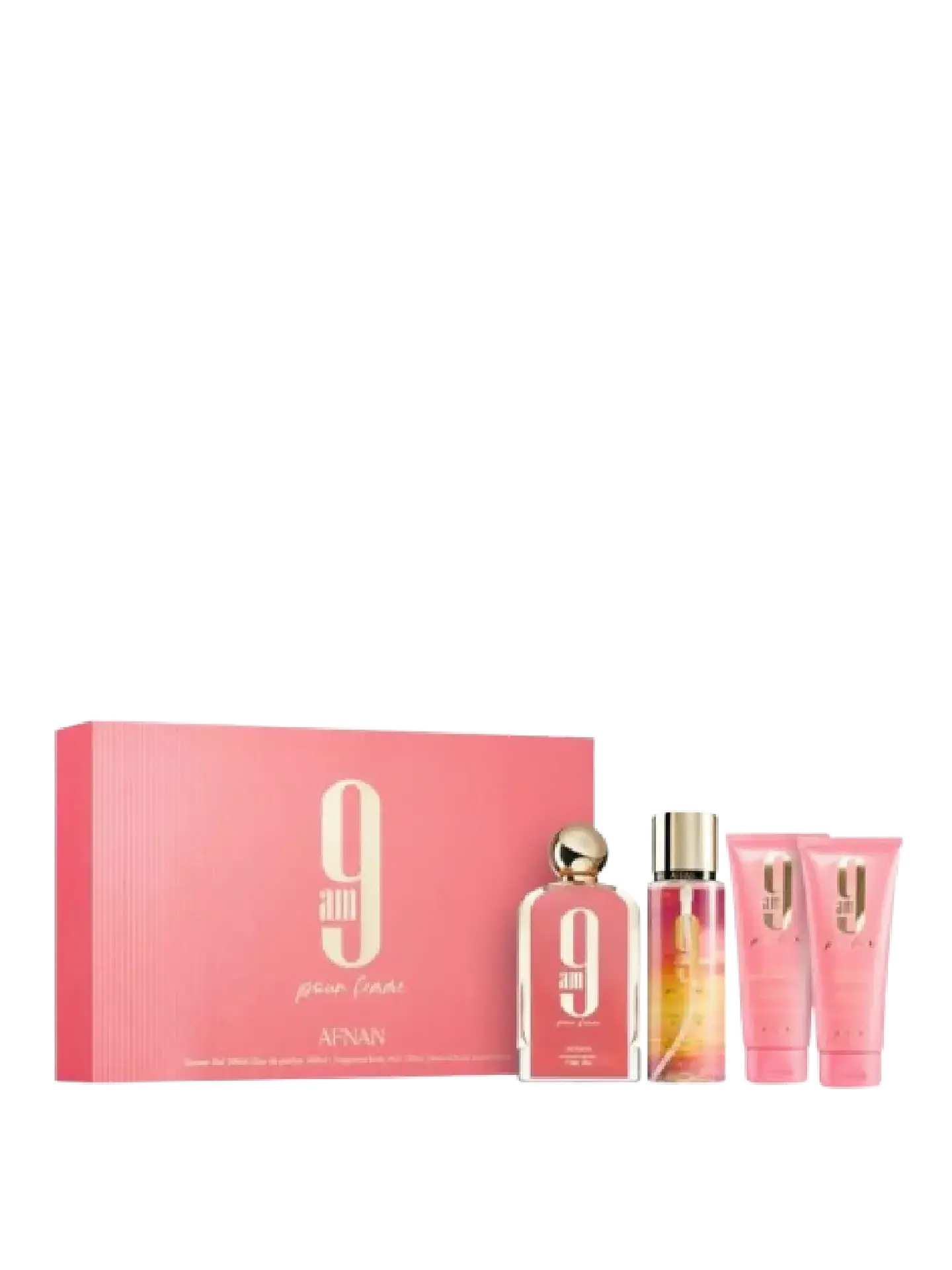 Afnan Set 9 AM Afnan Para Dama 4 Pcs EDP RF: 11733 1