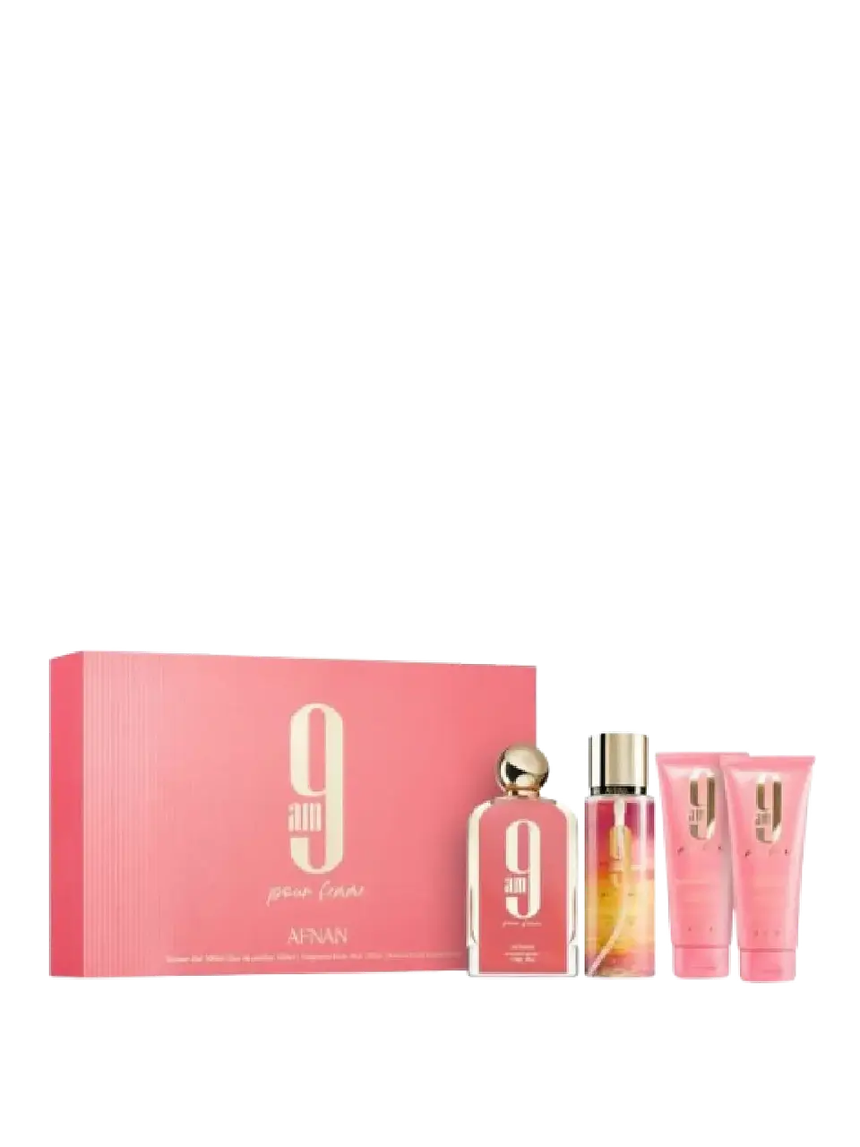 Afnan Set 9 AM Afnan Para Dama 4 Pcs EDP RF: 11733 1
