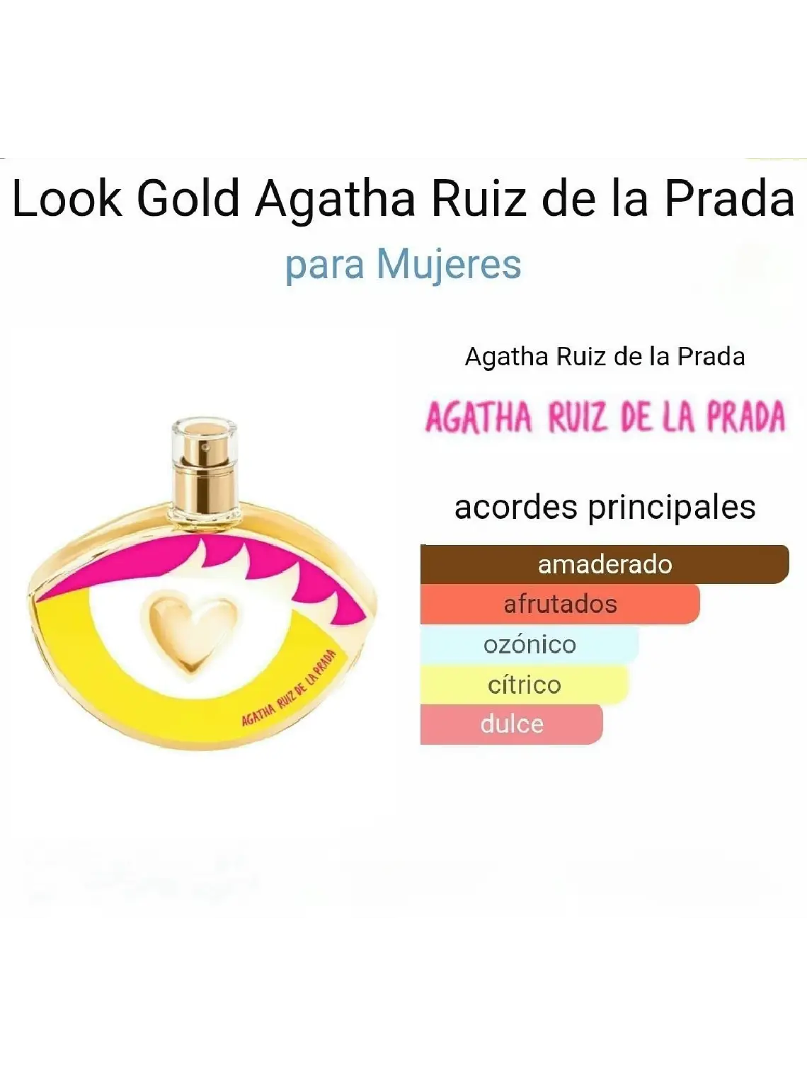 Agatha Ruiz De La Prada Look Gold Agatha Ruiz De La Prada 80 Ml EDT RF: 10709 3