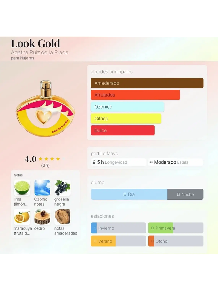 Agatha Ruiz De La Prada Look Gold Agatha Ruiz De La Prada 80 Ml EDT RF: 10709 5