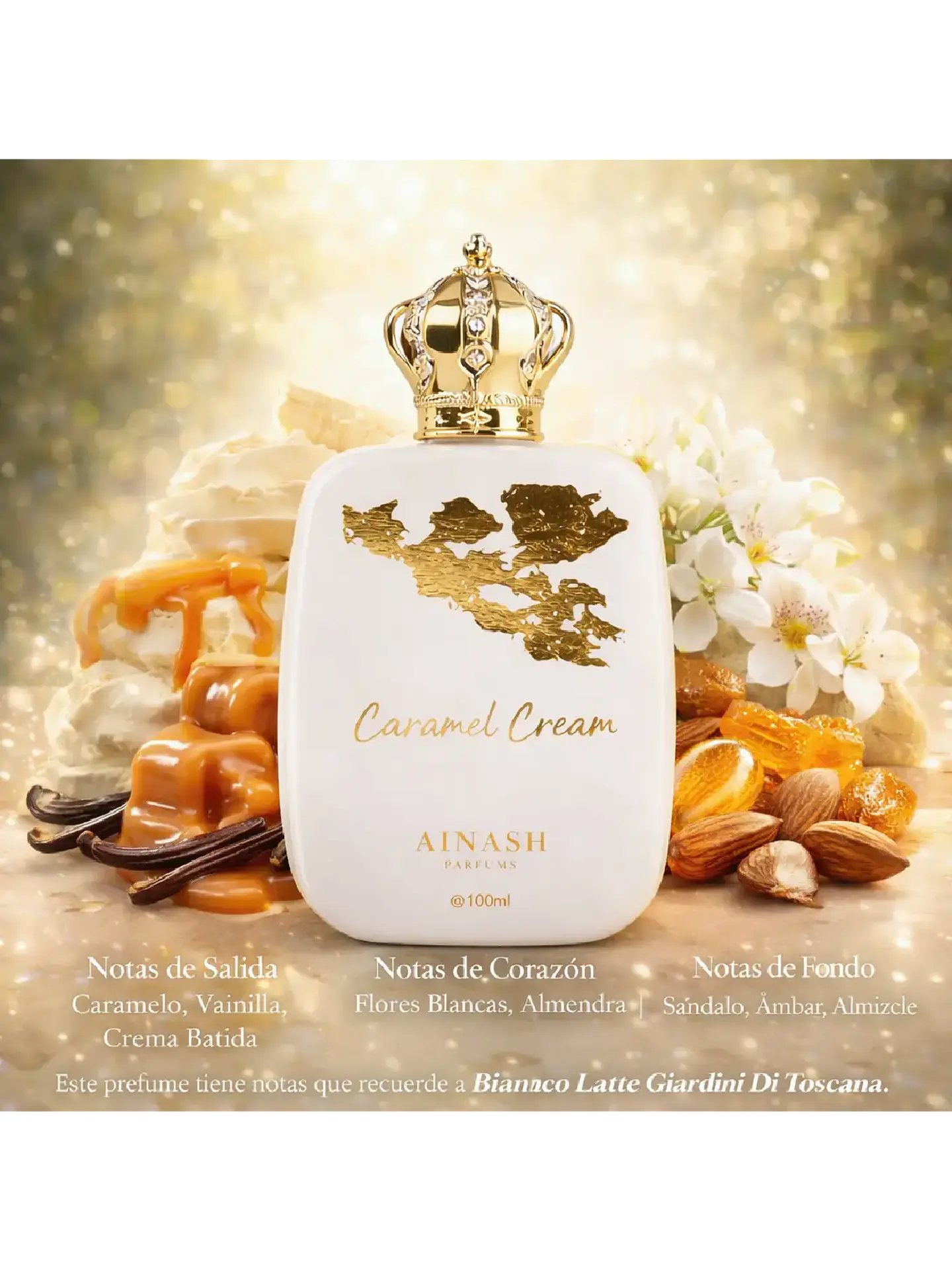 Ainash Caramel Cream Ainash Parfums 100 Ml EDP RF: 11102 3
