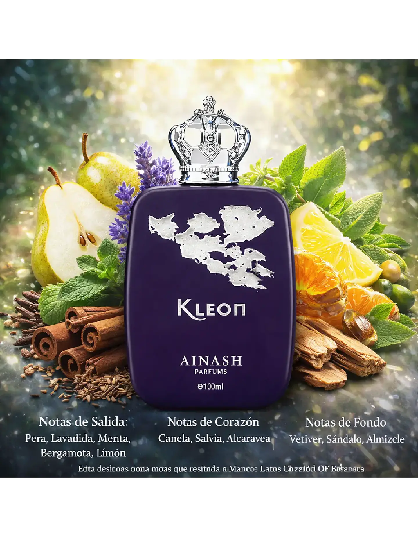 Ainash Kleon Ainash Parfums 100 Ml EDP Hombre RF: 11101 3