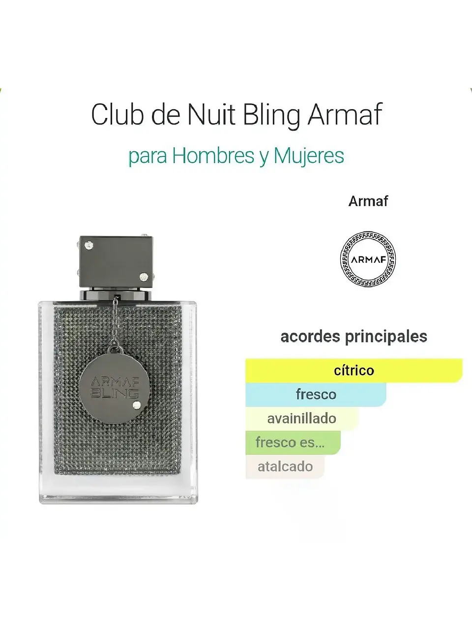 Armaf Club de Nuit Bling 2.5 EDP VAP RF:EC8630 2