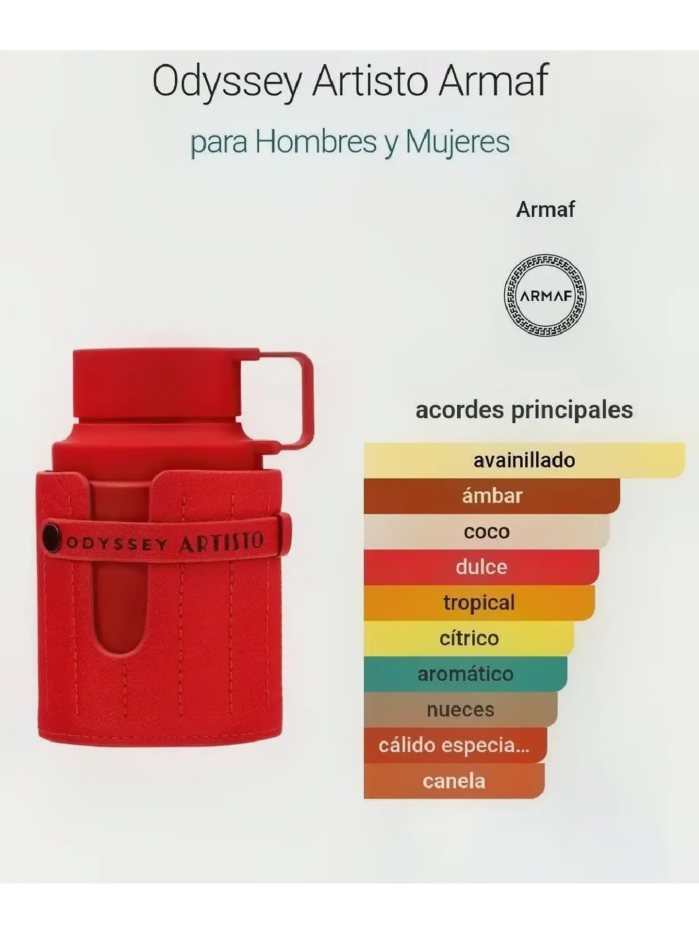 Armaf Odyssey Artisto The Red Edition Armaf 100 Ml EDP RF: 11404-EC8515 3