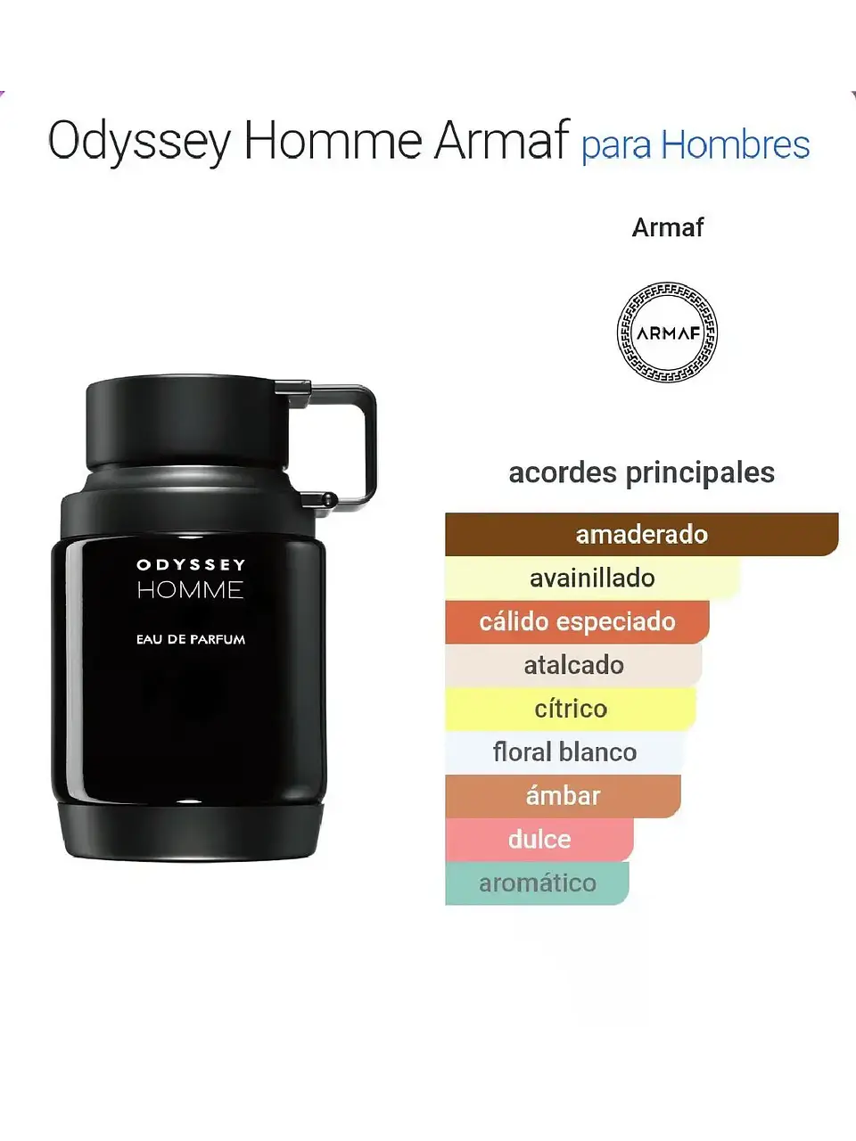 Odyssey Homme De Armaf 200 ML Hombre EDP RF: 10763 3