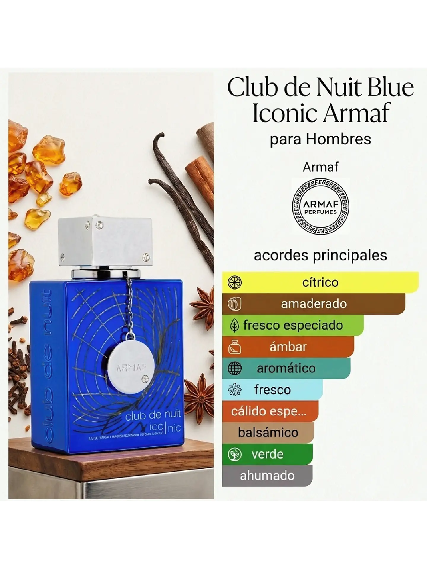Perfume Armaf Club De Nuit Iconic Eau De Parfum 105ml hombre - Original 9