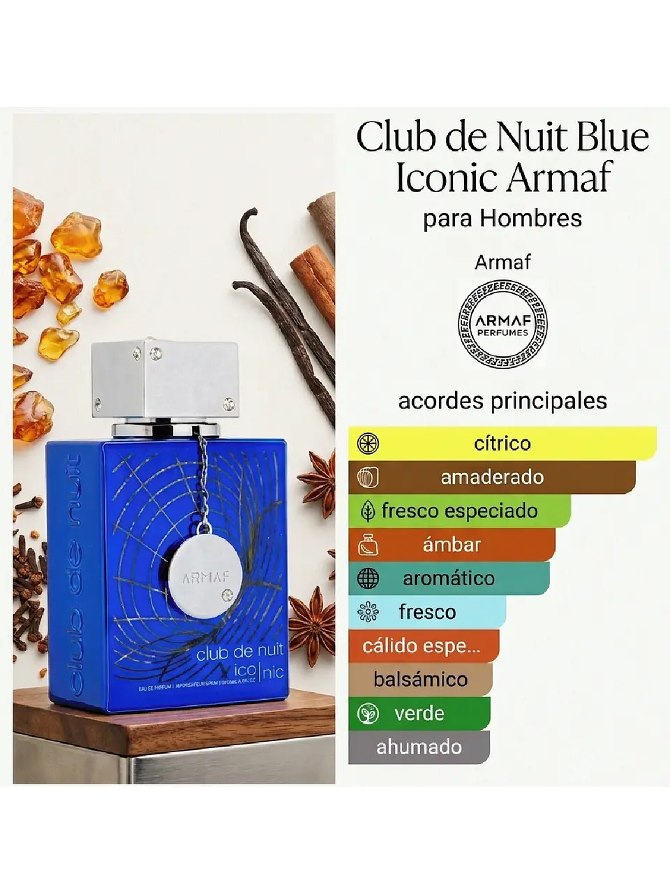 Perfume Armaf Club De Nuit Iconic Eau De Parfum 105ml hombre - Original 9