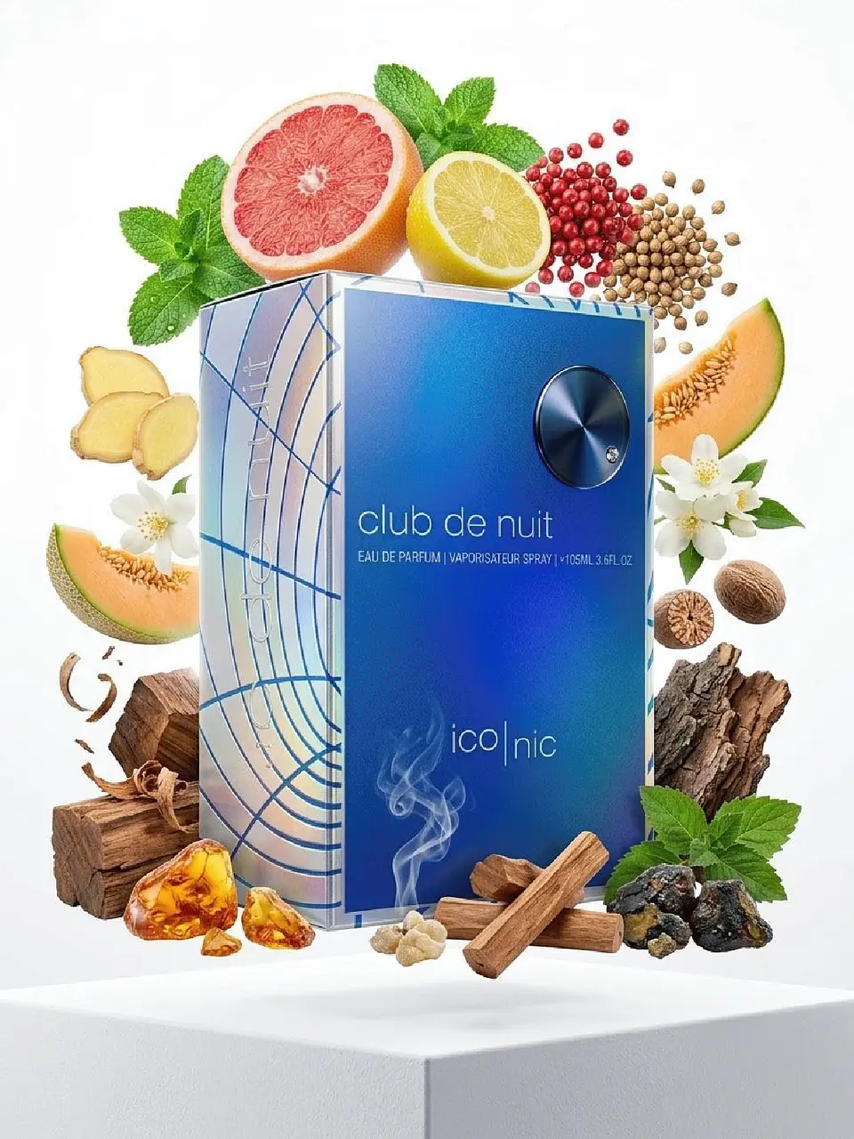 Perfume Armaf Club De Nuit Iconic Eau De Parfum 105ml hombre - Original 10