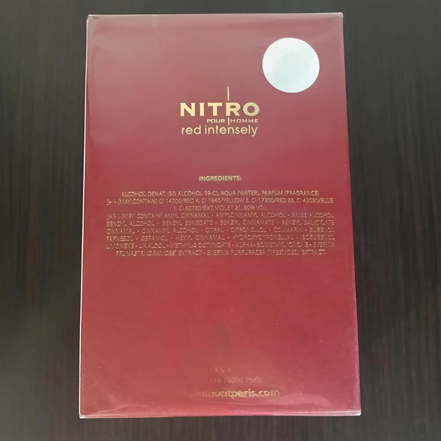 Dumont Nitro Red Intensely Extrait de Parfum 100ml 9