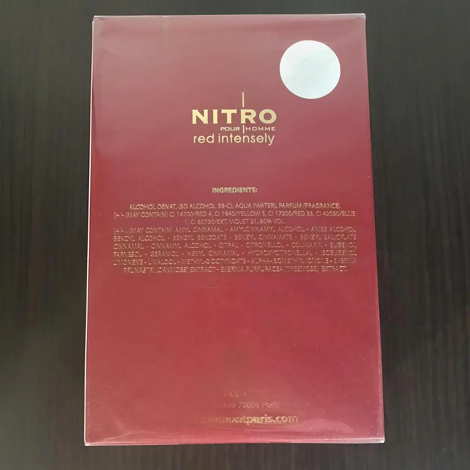 Dumont Nitro Red Intensely Extrait de Parfum 100ml 9