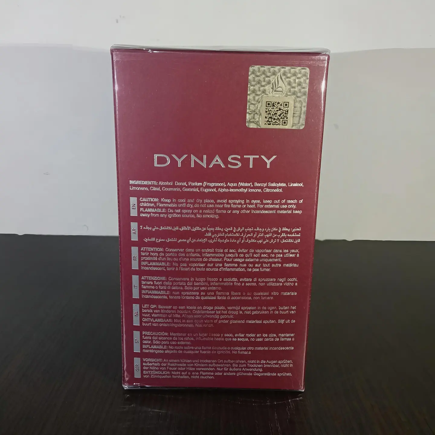 Lattafa Dynasty Eau de Parfum 100ml Original 7