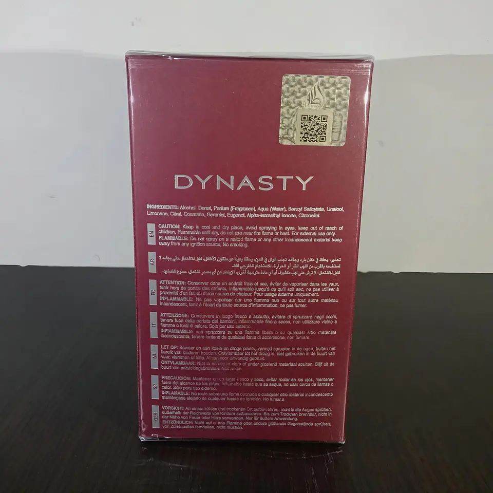 Lattafa Dynasty Eau de Parfum 100ml Original 7