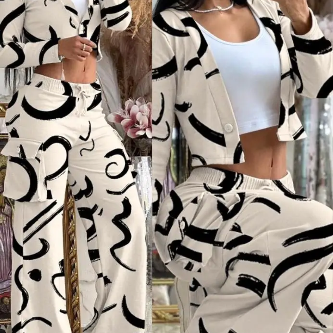 ,Conjunto Éclant Flow – Pantalón Ancho + Top 1