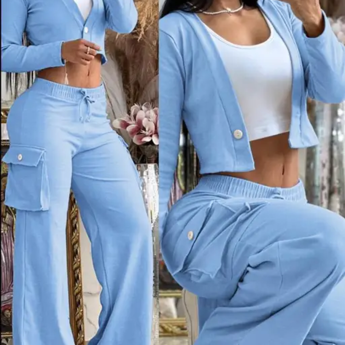 ,Conjunto Éclant Flow – Pantalón Ancho + Top 3