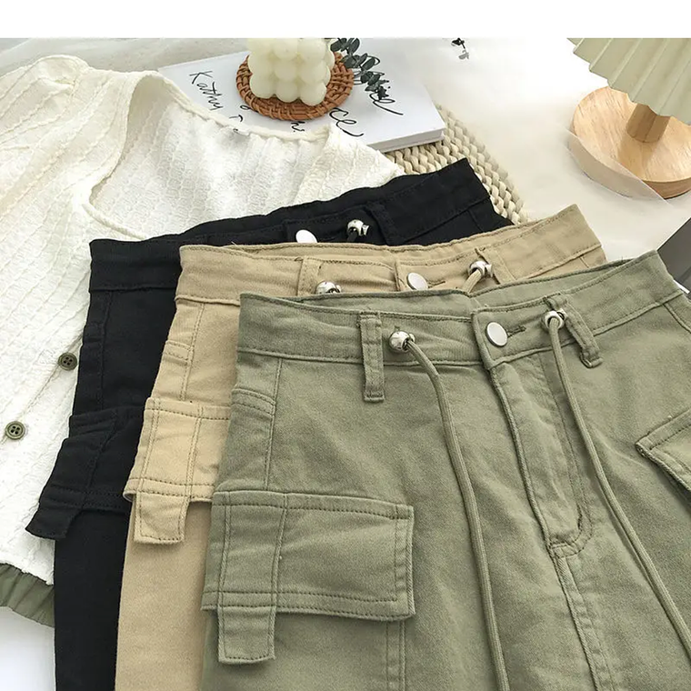 Minifalda Cargo Éclant – Cintura Alta 1