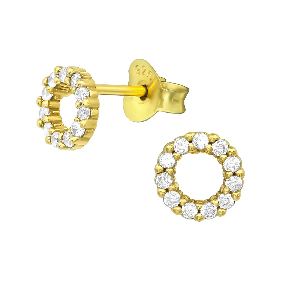 Circulo dorado 6 mm 3