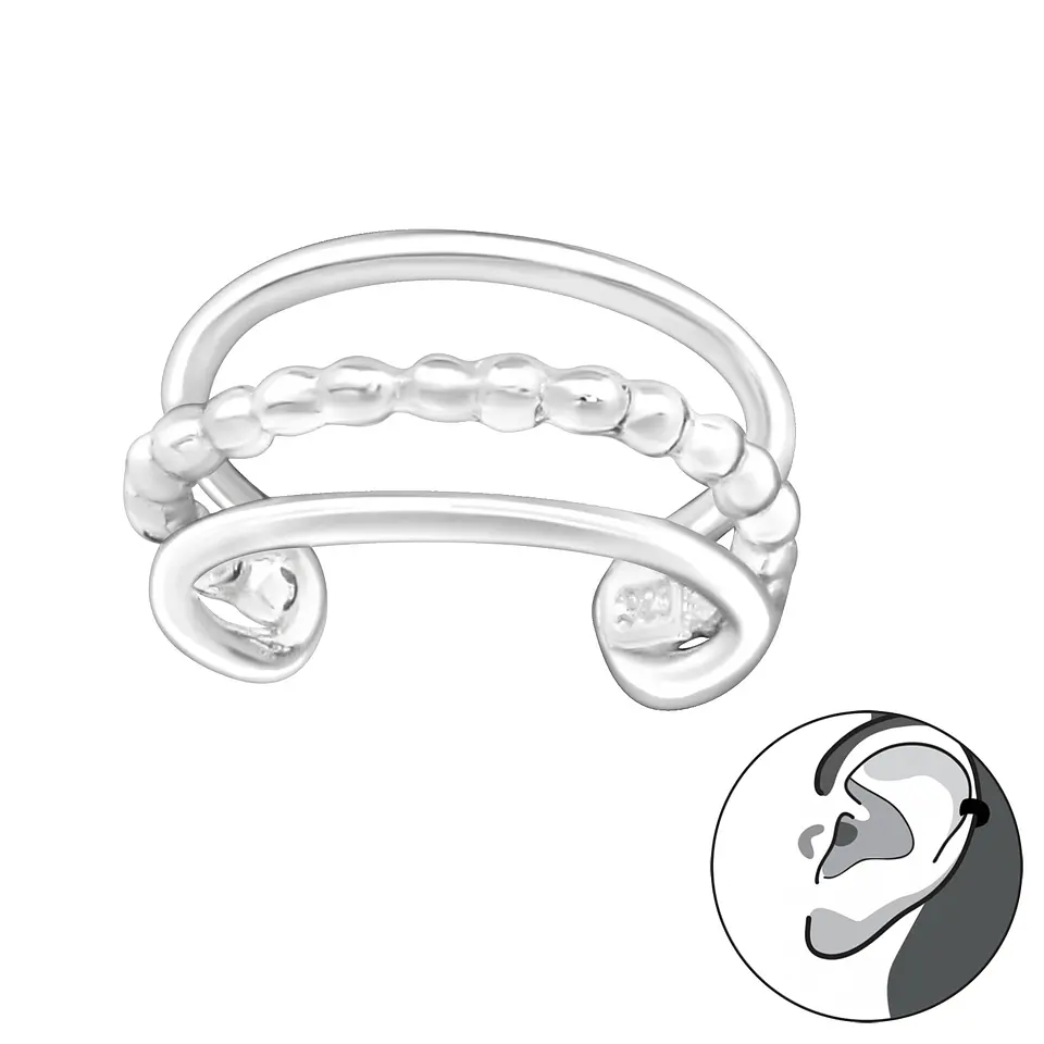 Ear cuff triple 10 mm 2
