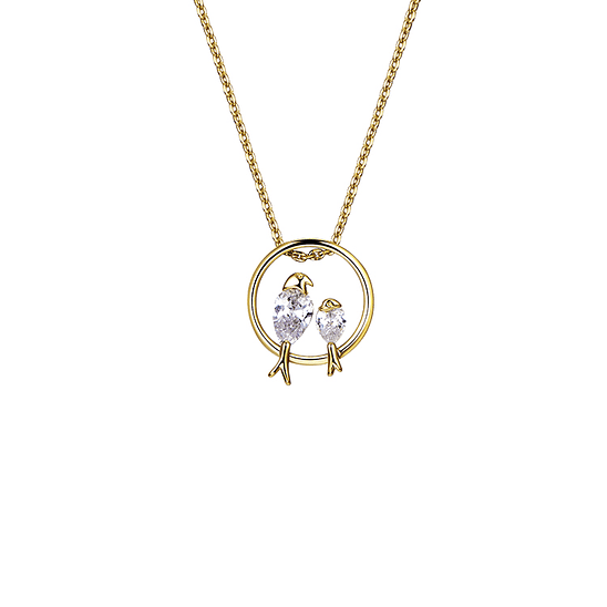 Collar pareja de pájaros 5