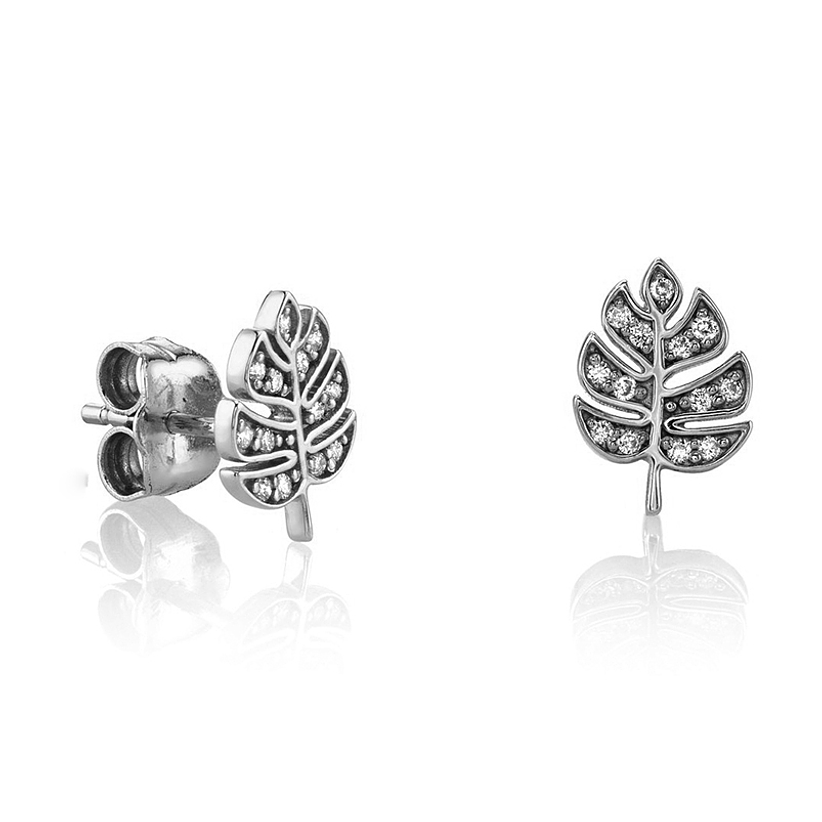 Hoja monstera plateada 12 mm 4