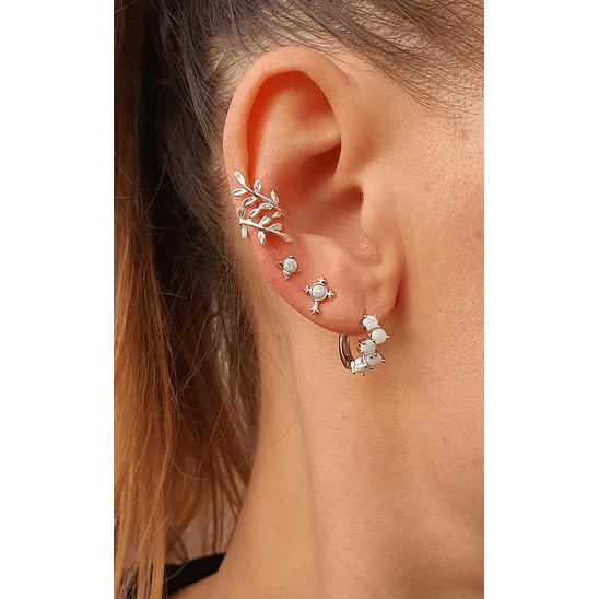 Argollas con ópalo 5