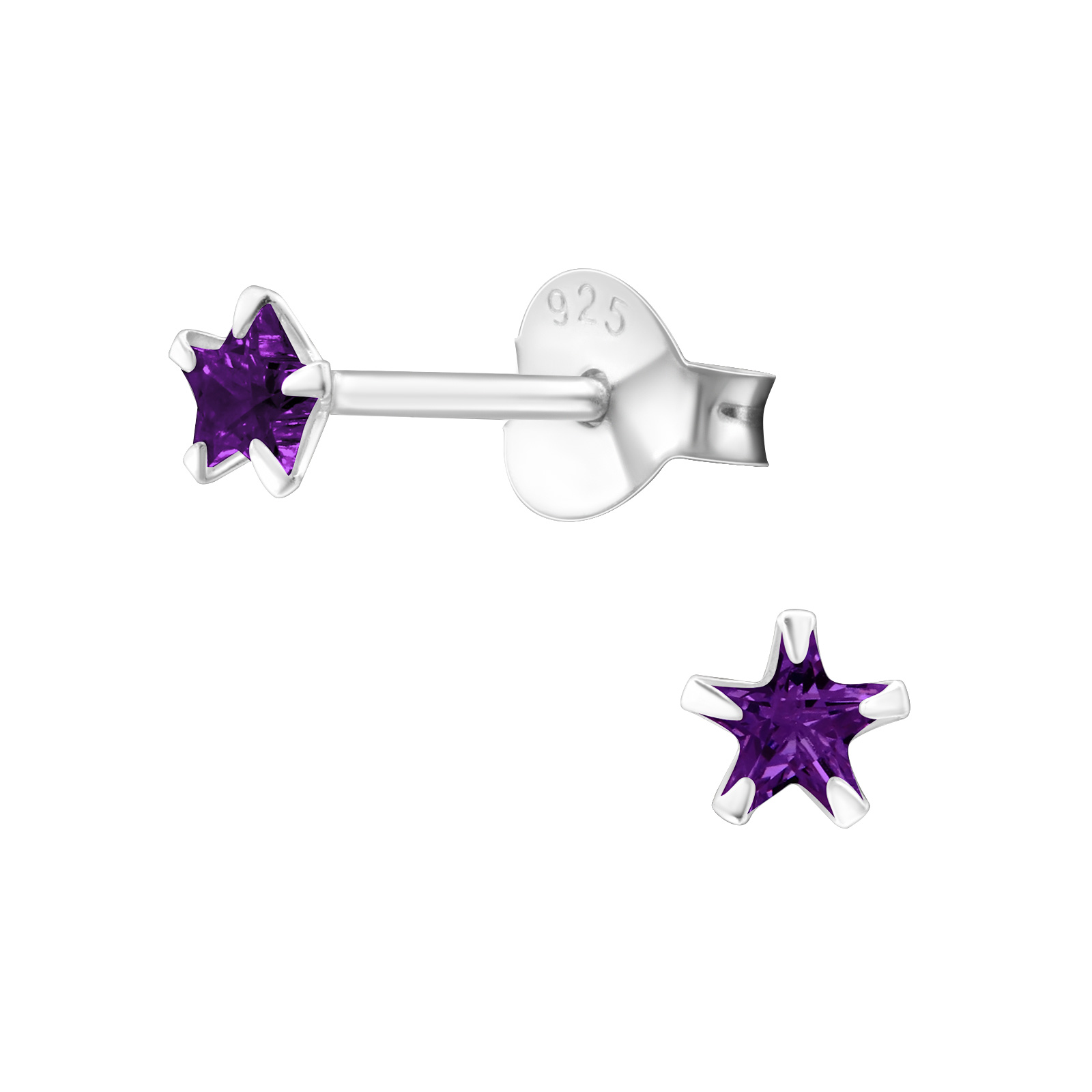 Estrellas amatista 3 mm