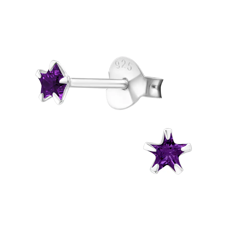 Estrellas amatista 3 mm 1