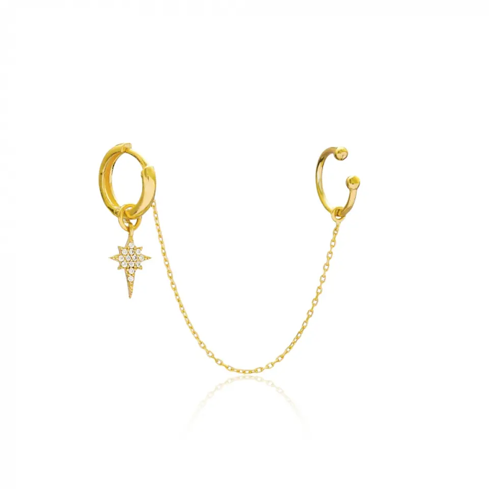1 Argolla estrella con cuff 2