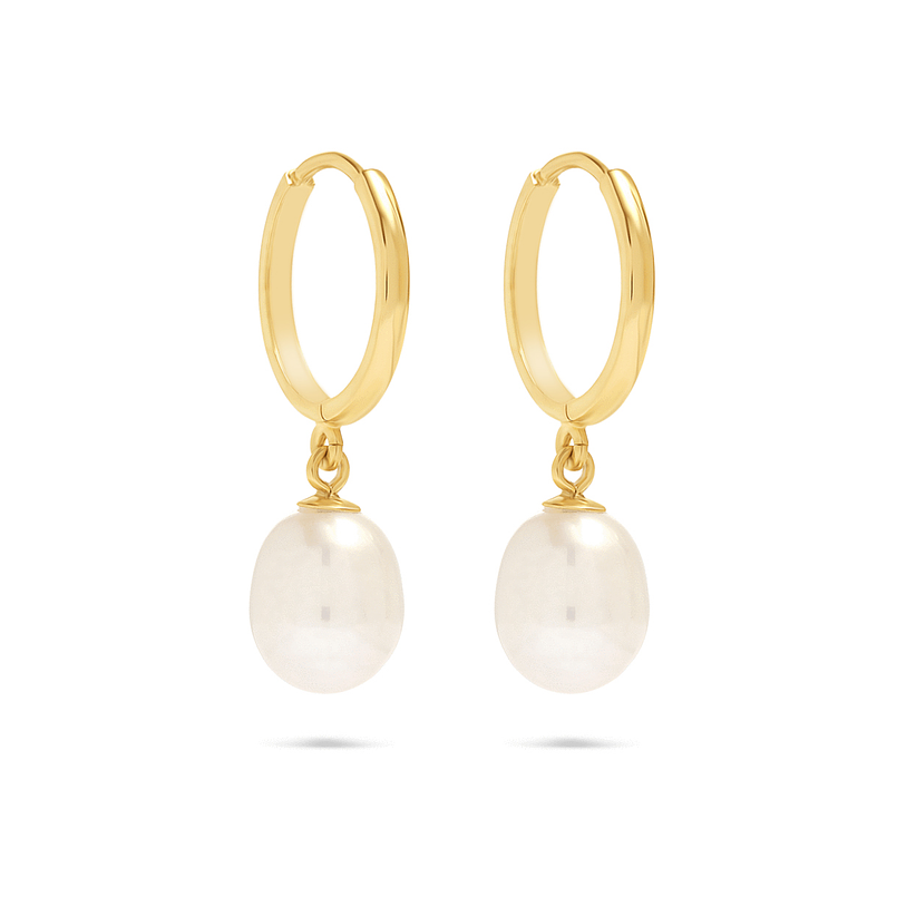 Argollas con perlas 4