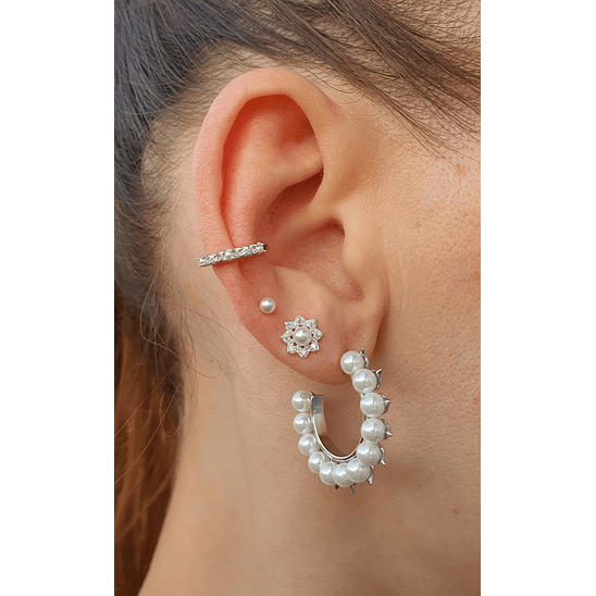Argollas de perlas 2