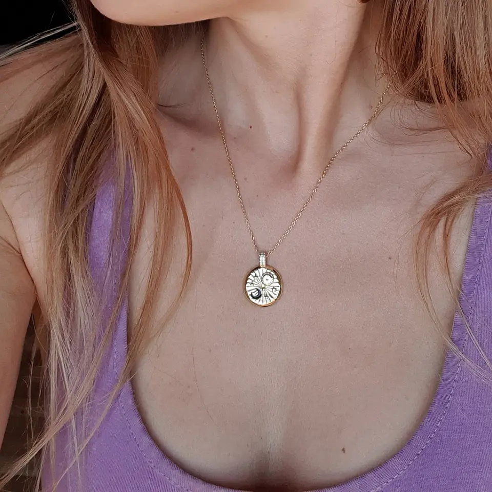 Collar luna y estrellas 3