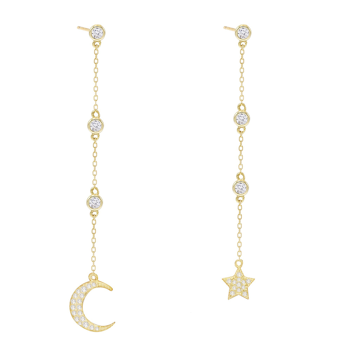 Luna y estrella colgante 2