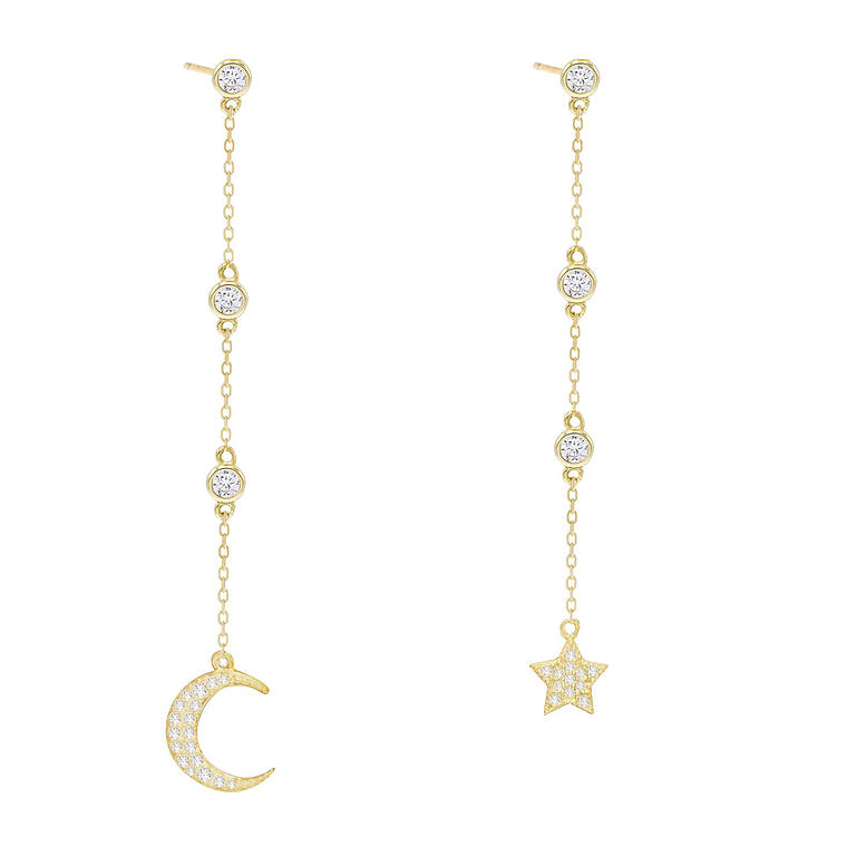 Luna y estrella colgante 2