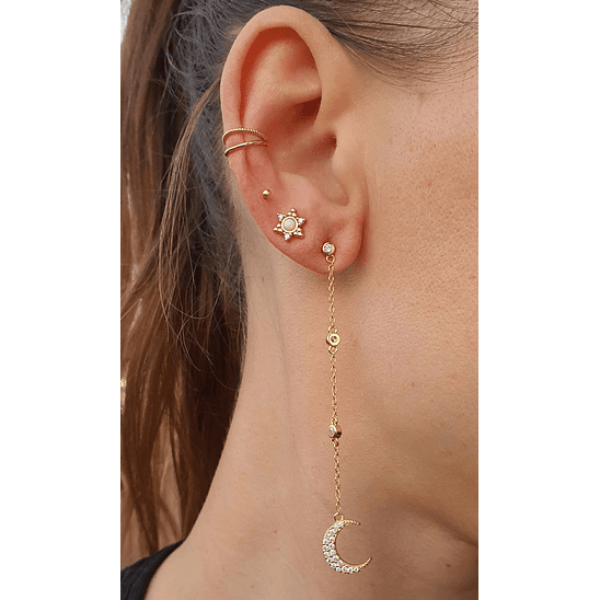 Luna y estrella colgante 3