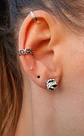 Cuff flores negras - Miniatura 4