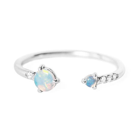 Anillo ópalo ajustable 5