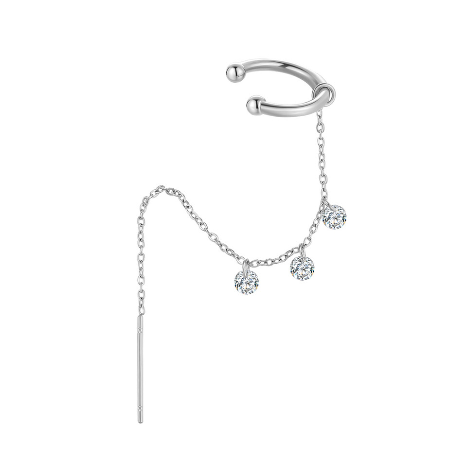 Cuff cadena con circones