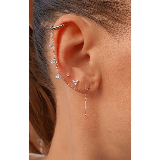 Cuff cadena con circones 2