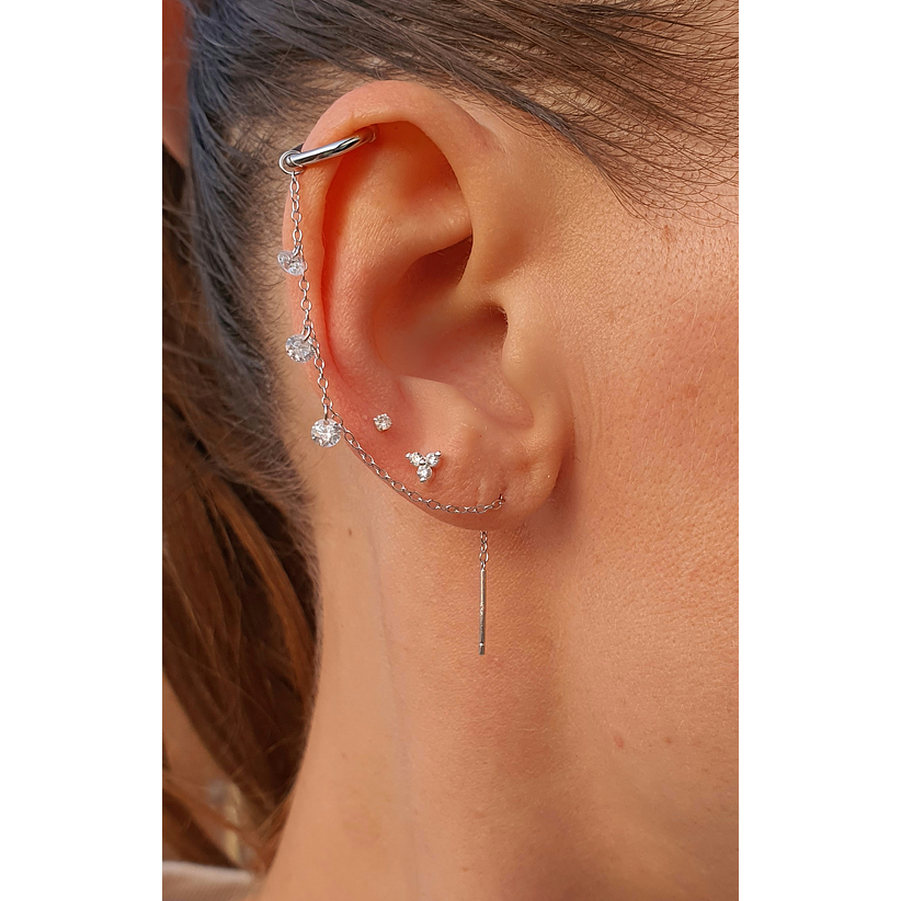 Cuff cadena con circones 2